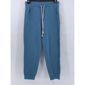 UNIVERSAL THREAD Women's Blue Cotton Drawstring Sweatpants SZ S
